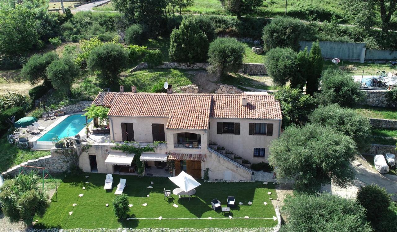 "Aux Balcons Du Riou" Avec Vue Mer 180 Degres Vence Exterior photo